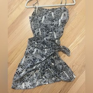 Reformation wrap mini dress - worn once!